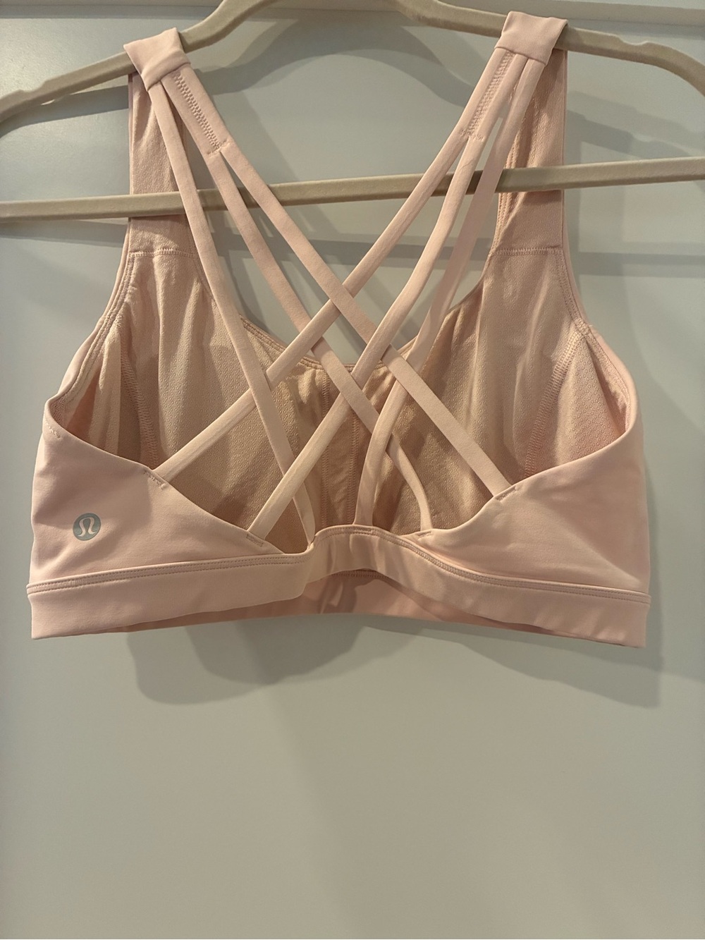 lululemon athletica Blush Pink Strappy Low-Support Sports Bra